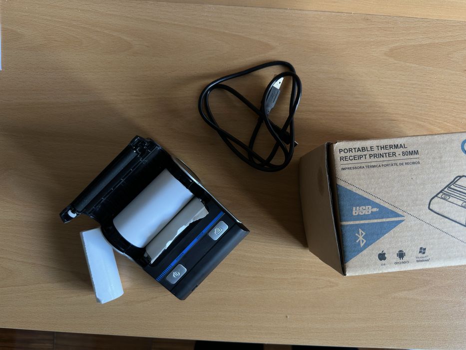 Impressora portátil Bluetooth