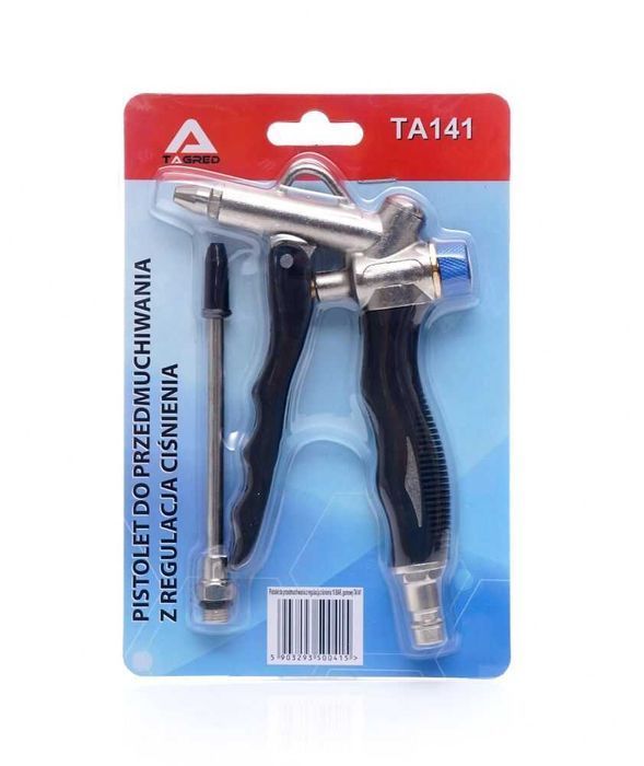 Pistolet do przedmuchiwania z regulacja ciśnienia + szybkozłączka