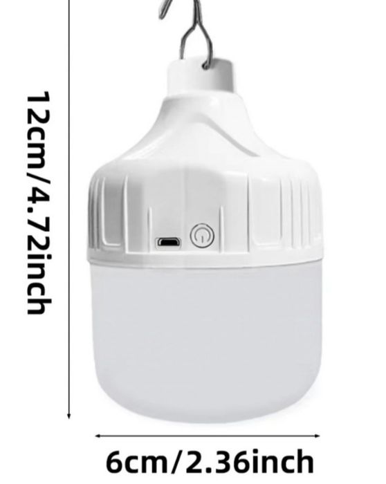 Кемпінгова LED-лампа, кемпінговий ліхтар із зарядкою USB, на акумулято