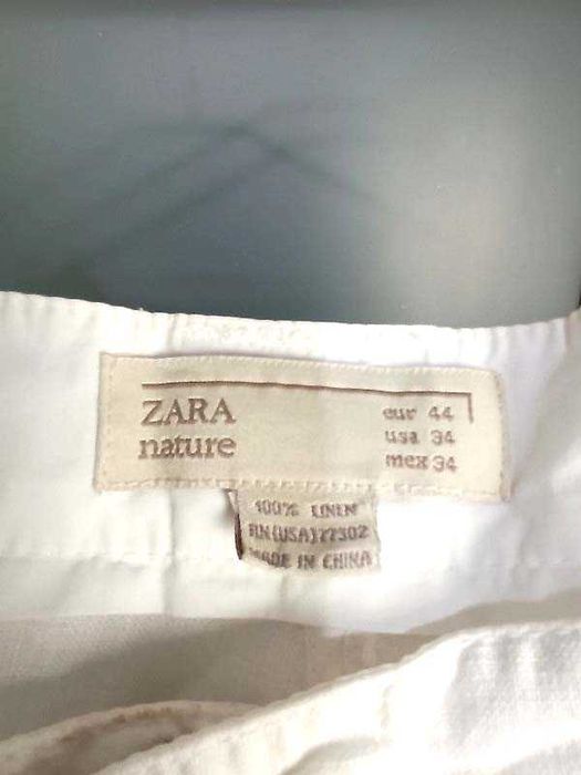Zara rybaczki 100% len roz 42/44
