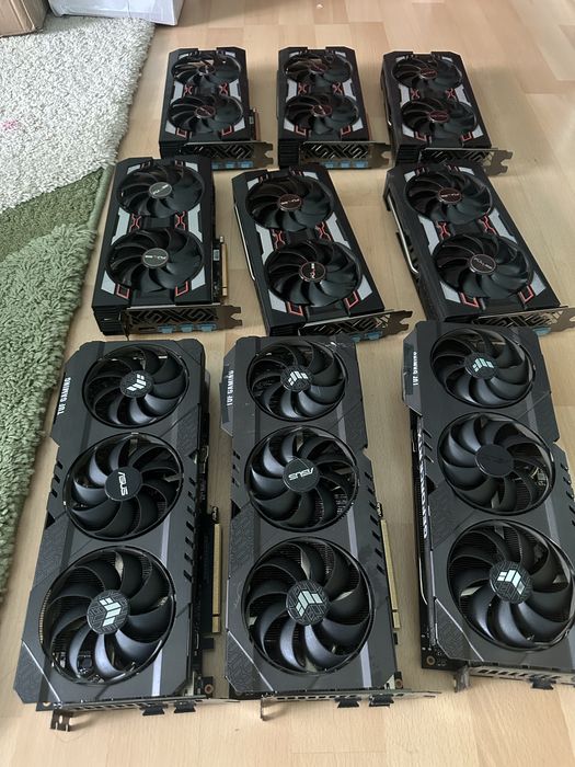 Sapphire pulse radeon RX 5600 xt 6gb 12шт RTX 3080 Asus