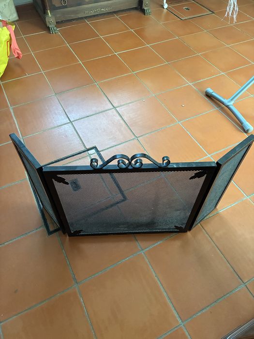 Proteção de Lareira em Ferro – 3 Painéis