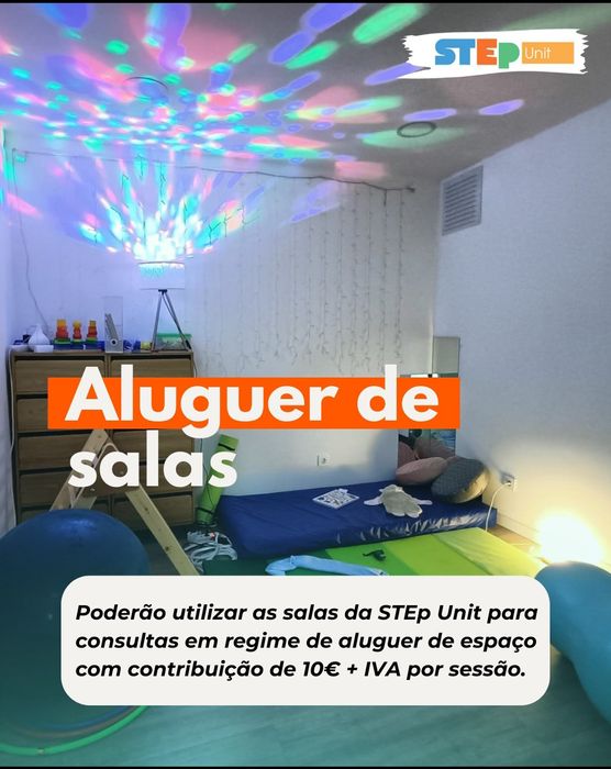 Aluguer de salas para terapeutas.