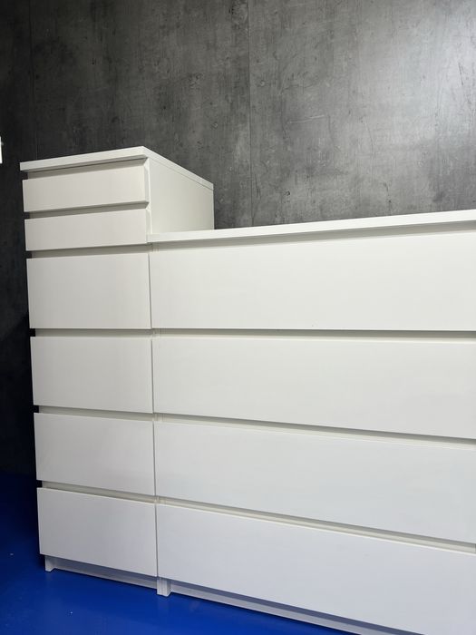 Zestaw ikea biała komoda malm 4 szuflady …::: Dostawa :::…
