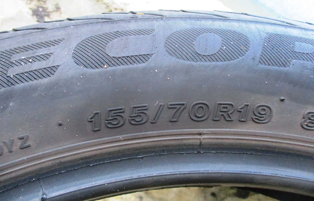 1x Pneu BMW i3 - Bridgestone – 155/70/R19
