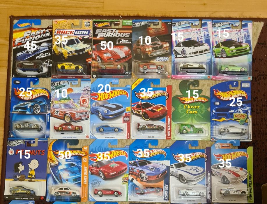 Hot Wheels Mainline różne modele