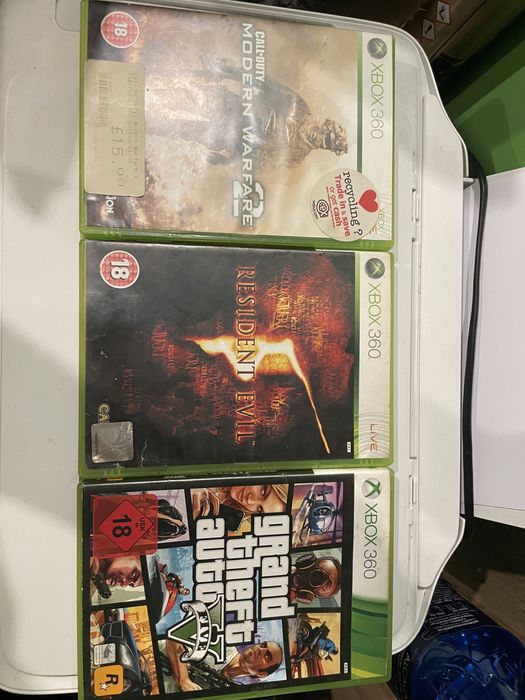 Gry Xbox 360 GTA 5 Resident evil Call of Duty