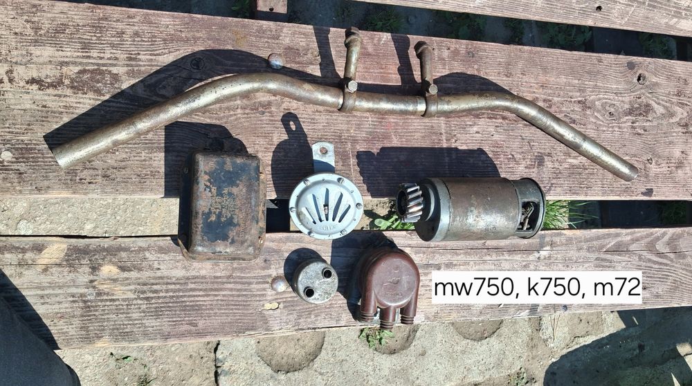 Kolekcjonerski kierownica m72 klakson m72 prądnica m72