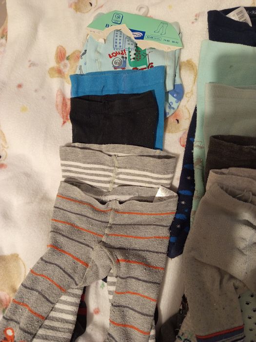 Rajstopy chłopięce i szelki do spodni 62- 92