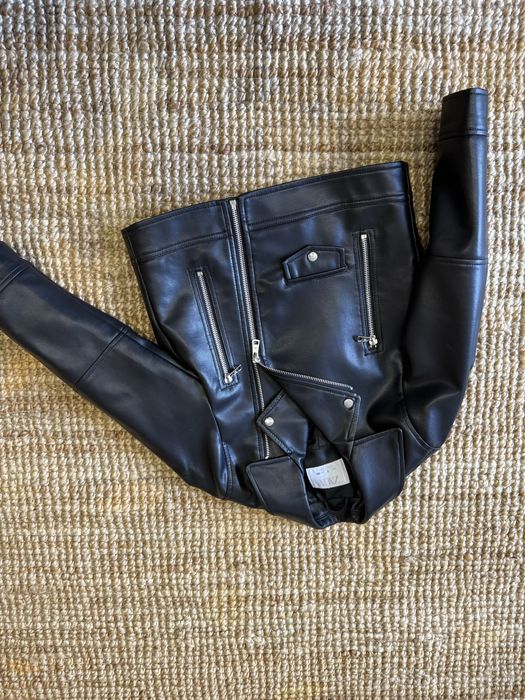 Косуха Zara  кожаная куртка на девочку