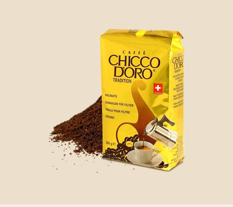 Кава Chicco Doro зі Швейцарії. Оригінал! Зерно та мелена. Фісташки
CHI