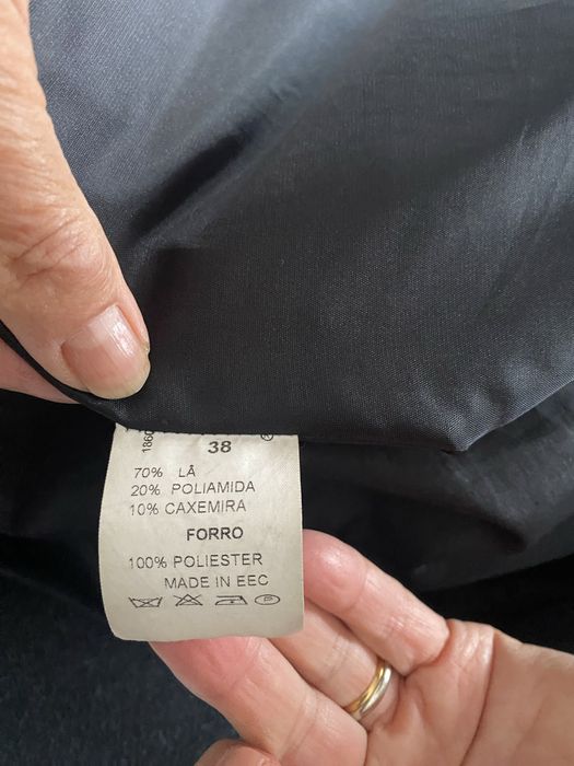 Casaco comprido de Senhora em fazenda