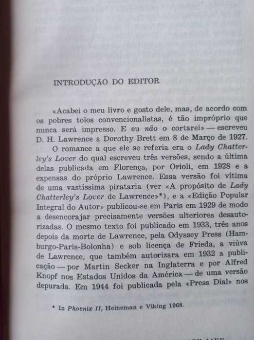 John Thomas & Lady Jane - D. H. Lawrence (O Amante de Lady Chatterley)