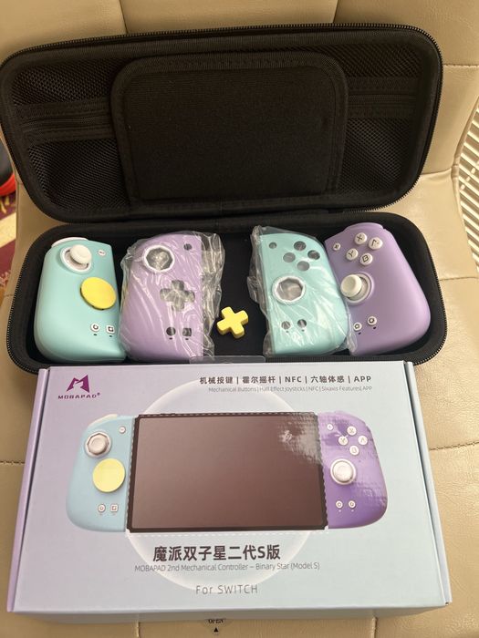 Mobapad m6s джойконы + чехол для nintendo switch