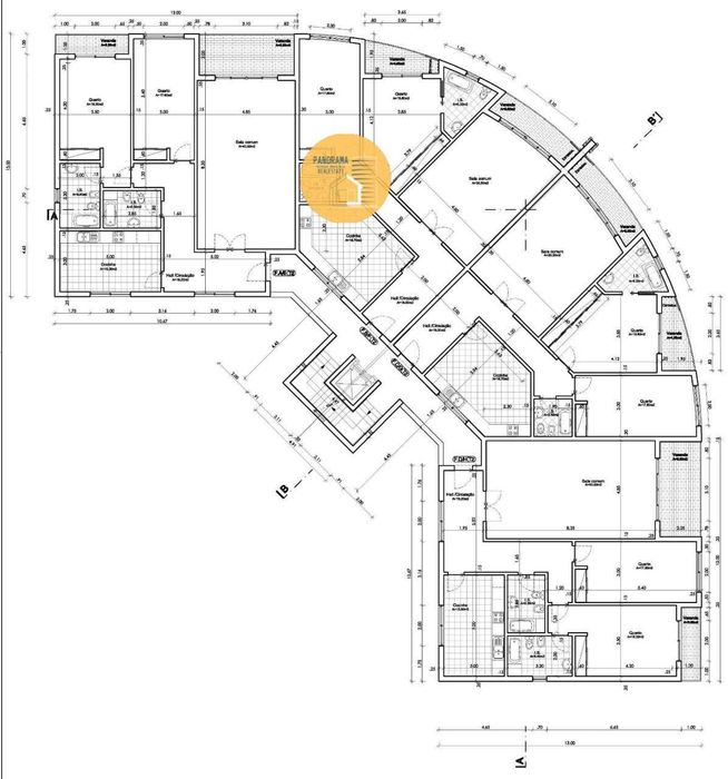 Apartamento T2+1 de luxo em condomínio privado