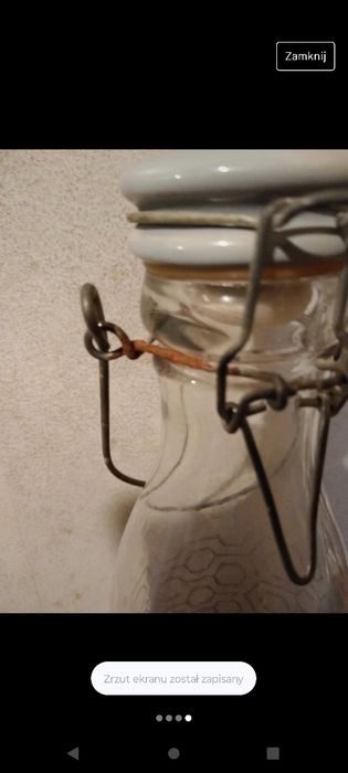 Butelki szklane 2 sztuki