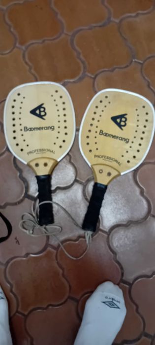 Raquetes padel em madeira
