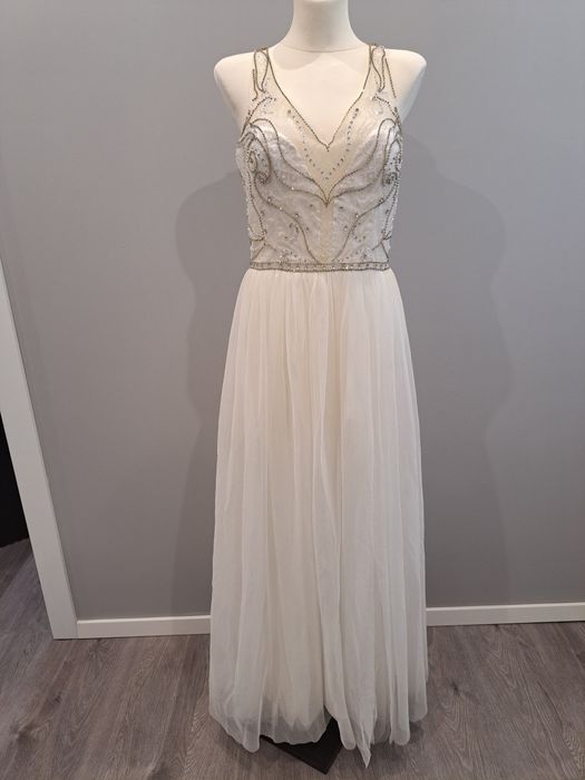 Suknia ślubna 40 42 z rozporkiem szyta na miarę