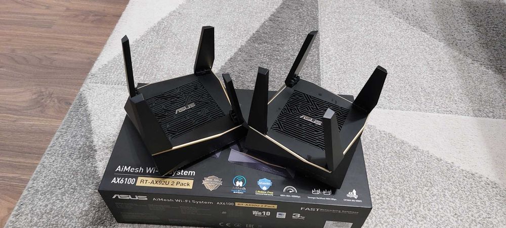 ASUS RT-AX92U (6100Mb/s a/b/g/n/ac/ax) zestaw 2szt.