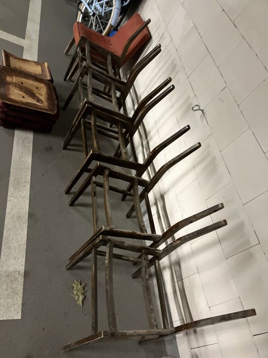 Krzesła PRL i fotel do renowacji (ceny w tresci ogloszenia)