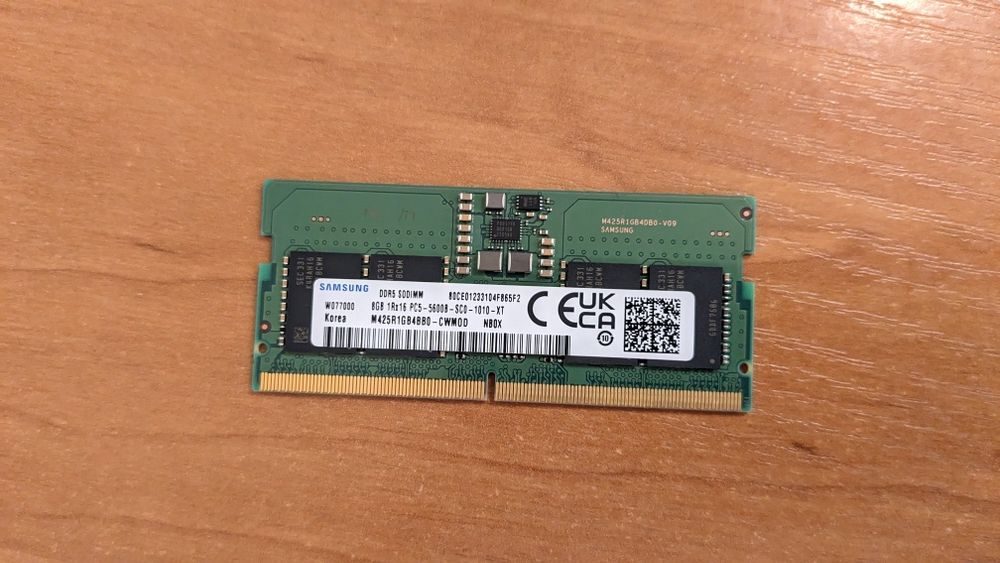 Оперативная память для ноутбука Samsung 8gb ddr5 5600mhz SODIMM