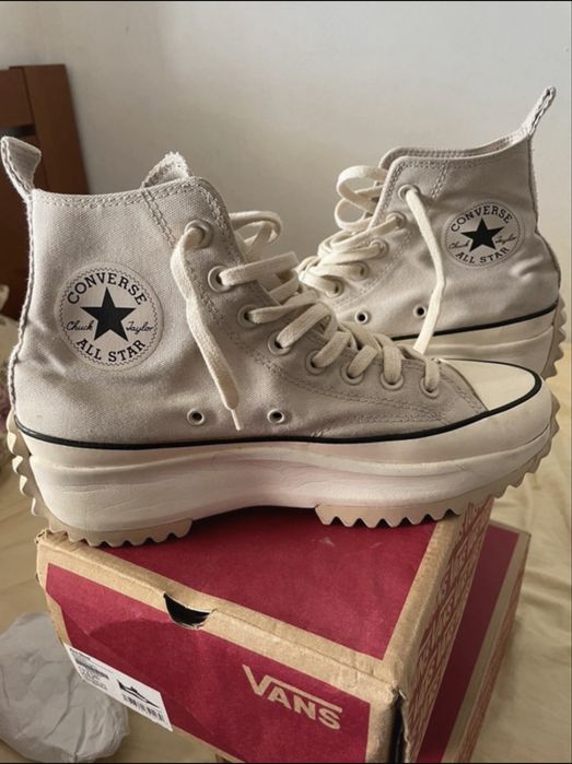 Converse Chuck Taylor All Star (cor creme/cinzento claro)