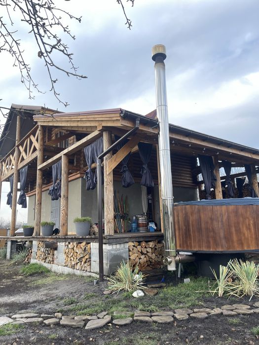 Сдам коттедж с чаном и камином ,Новый Год занят и террасой