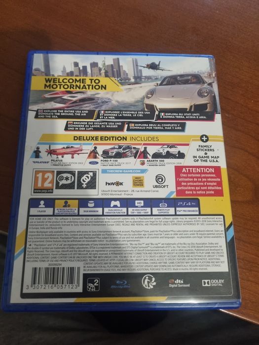 Jogo ps4 the crew 2 deluxe edition