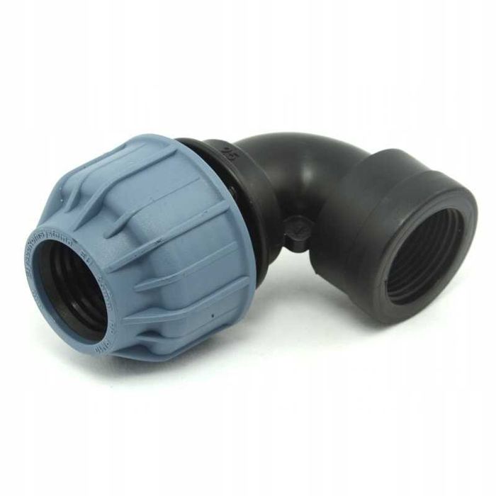 Kolano skręcane PE F (GW) 25-3/4", PN10, Elysee