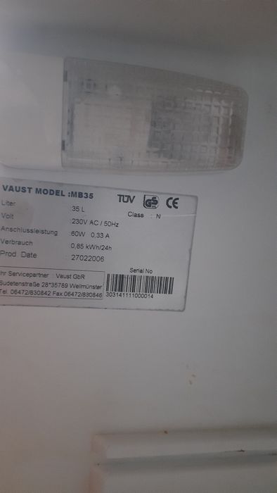 Мини бар холодильник VAUST MB35