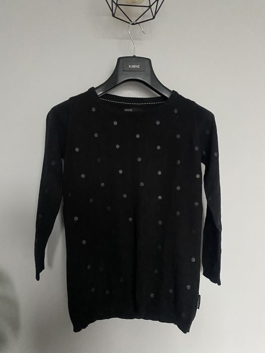 Sweter w kropki damski