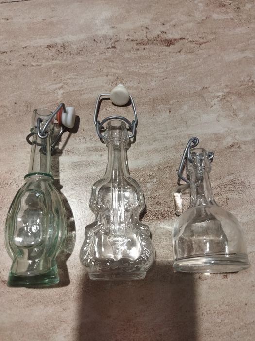 3szt ozdobne butelki