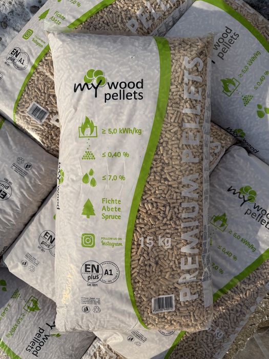 Pellet drzewny (certyfikat ENplus A1)