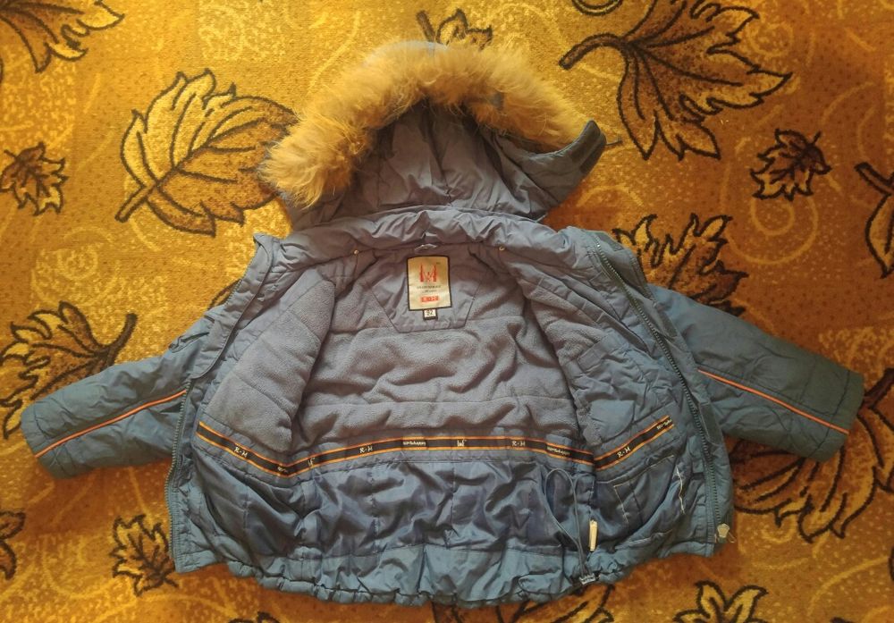 Детский зимний комбинезон на мальчика.