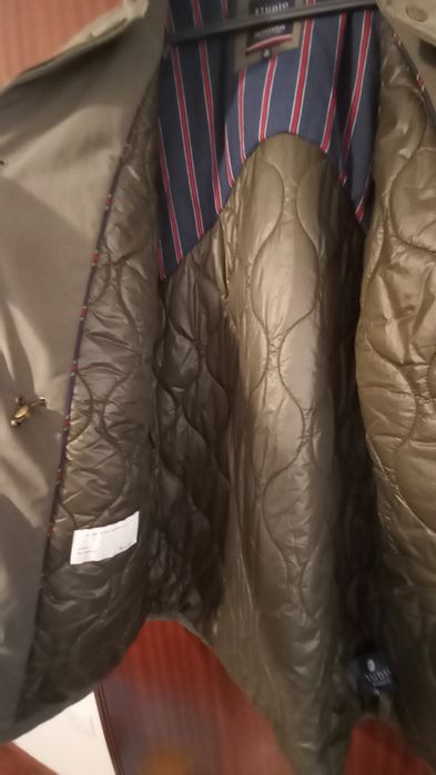 Parka/gabardine acolchoada