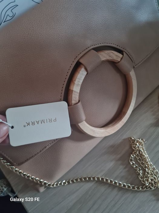 Torebka primark do ręki kopertówka i łańcuszek