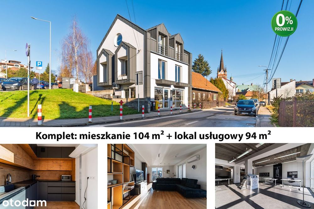 Tego nie znajdziesz często: dom + lokal usługowy. Centrum, umeblowane.