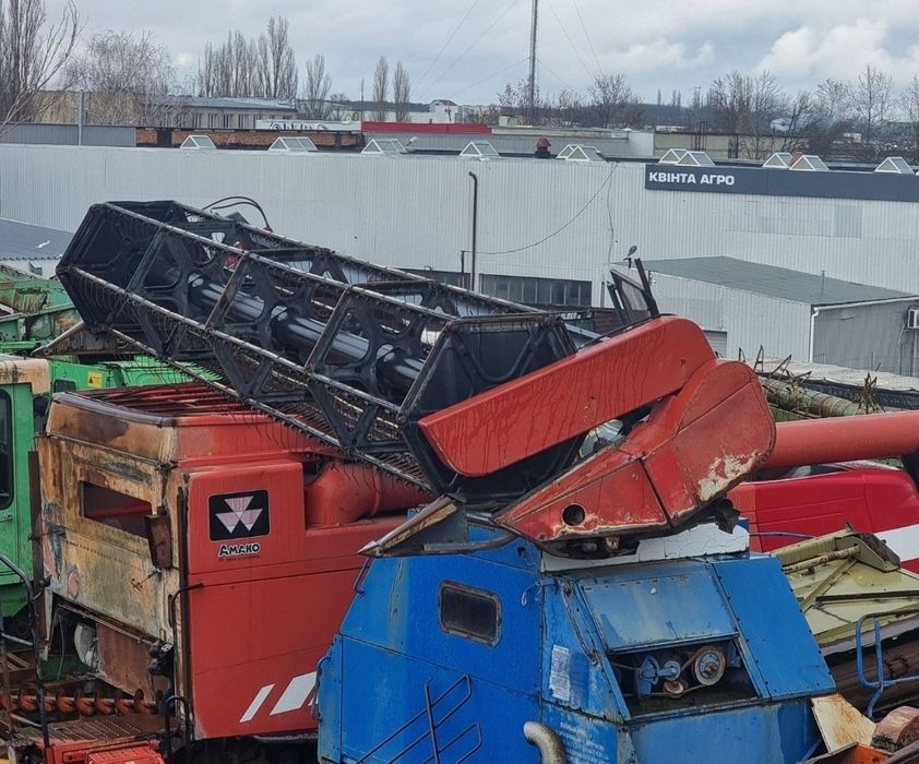 Жатка 6.7 massey ferguson 7260, laverda