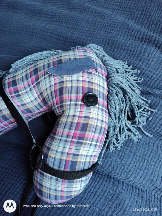 Konik na kiju ręcznie robiony. Hobby horse 100 cm