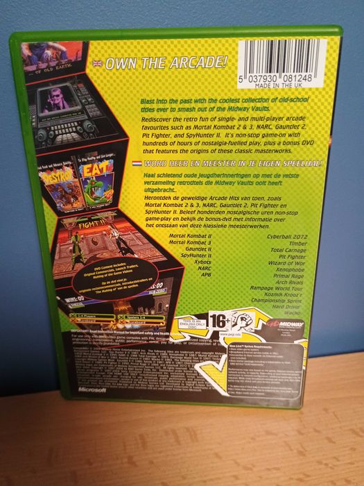 Midway Arcade Treasures 2 XBOX angielska komplet