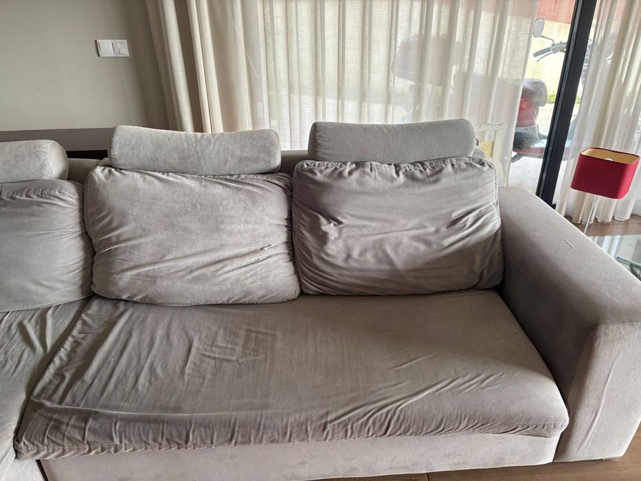 Sofa com chase longe