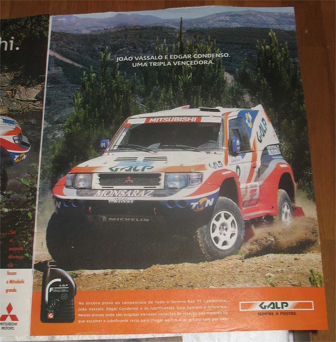 Poster - Mitsubishi Pajero Evo - João Vassalo