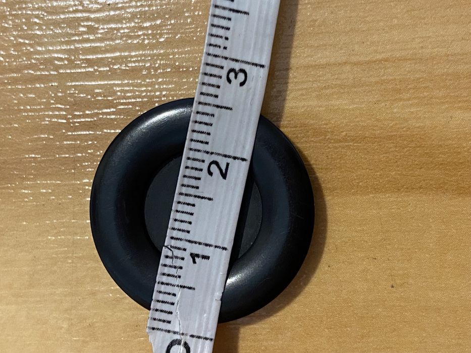 Scarell 8 guzików guziki czarne 2,5 cm od kurtki skórzanej