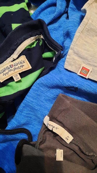 Cała wielka Ikea torba markowych ubrań r.134, chłopiec, Lauren,Gap,