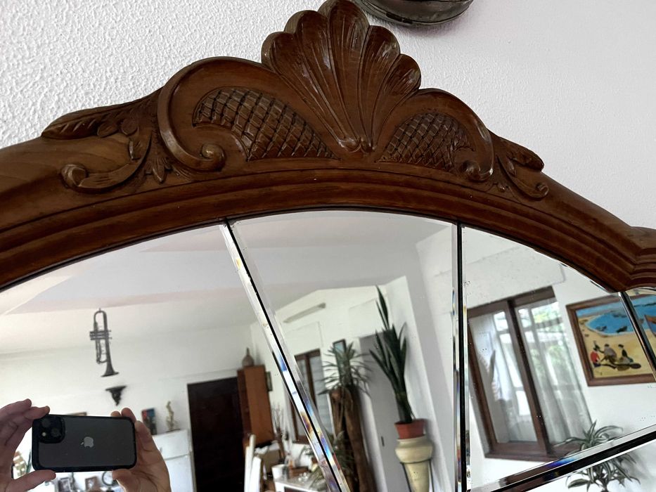 Sapateira com espelho