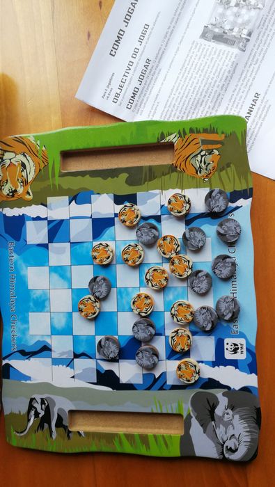 Jogos Master Mind + Damas Elefantes e Tigres 6-7Anos