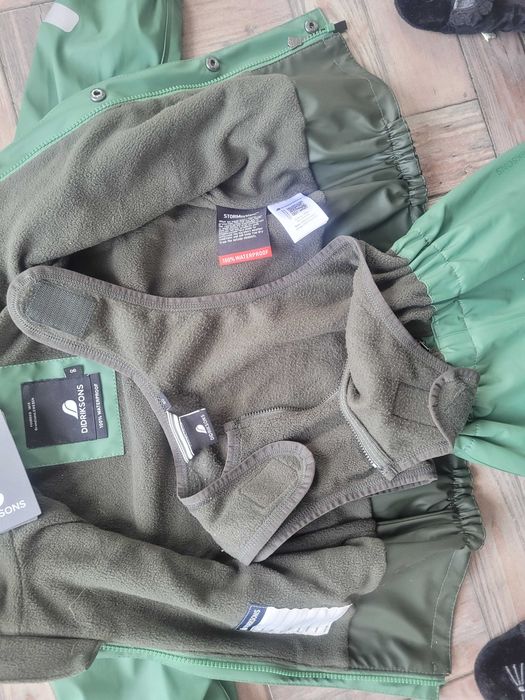 Didriksons na śnieg nowy r 90 komplet kombinezon kurtka spodnie zimowe