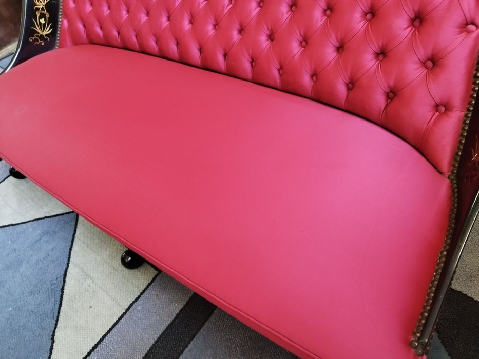 piękna sofa egipska Antyk Vintage 3 osobowa