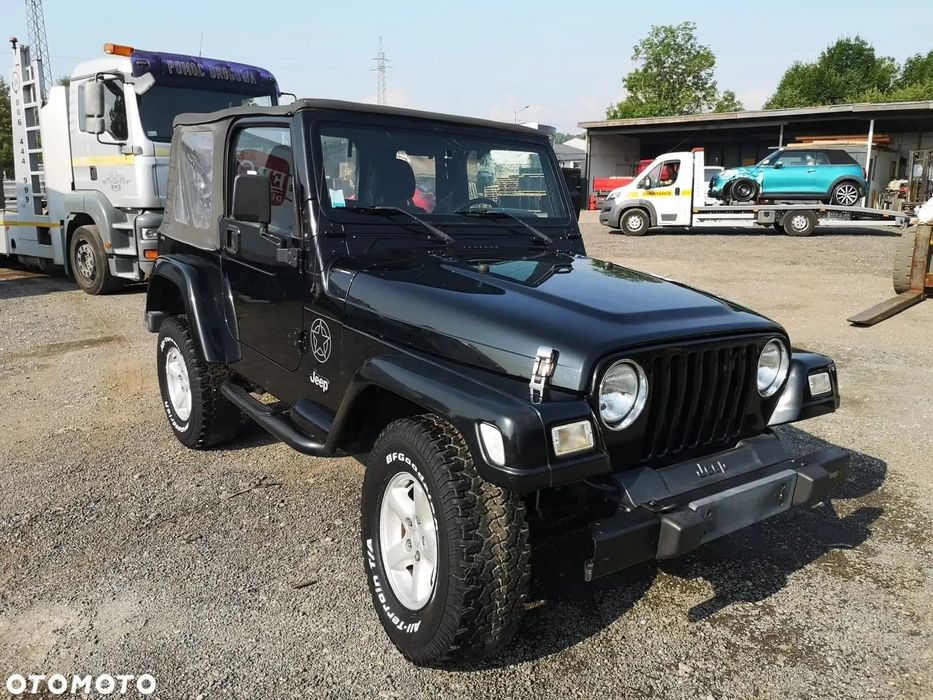 Jeep Wrangler OKAZJA Wrangler 2,5b 2002r 4x4  91000KM Super stan !! zdrowy z francji