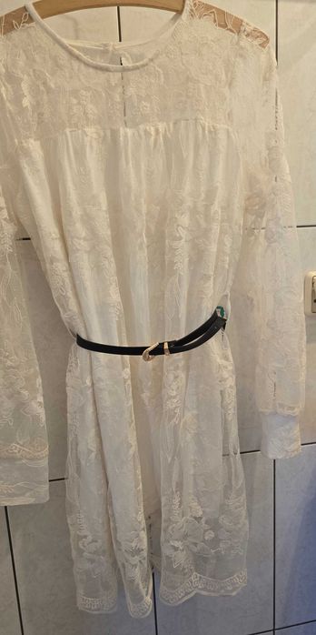 Zjawiskowa elegancka włoska sukienka ,rozmiar uniwersalny